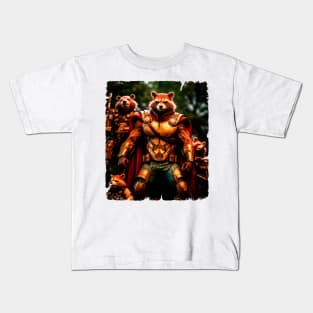 Raccoon Rocket Special Forces guardian of the galaxy Kids T-Shirt